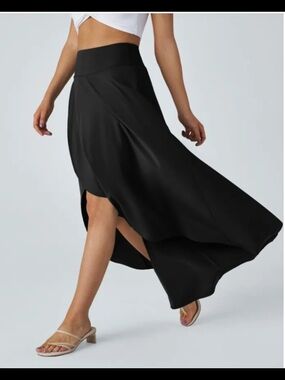 Halara Breezeful™ High Waisted High Low Ruffle 2-in-1 Flowy Quick Dry Casual